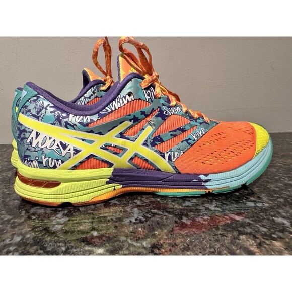 Asics Shoes - ASICS Lace-Up Athletic Sneaker GEL-Noosa Tri 10 Colorful T580N Size W 7.5